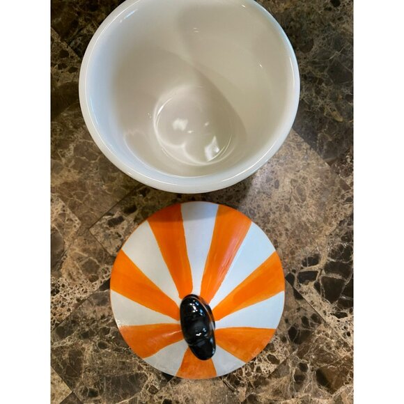 New Johanna Parker Carnival Cottage Halloween Coffee Tea Cup w/ Topper - Picture 6 of 7